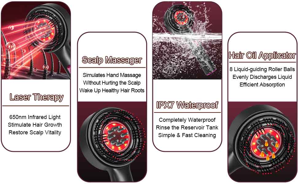 FlexiScalp™ – Red Light Scalp Therapy & Relaxation Tool