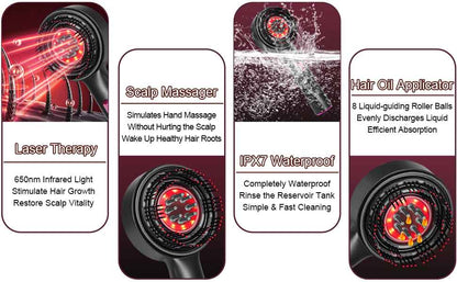 FlexiScalp™ – Red Light Scalp Therapy & Relaxation Tool
